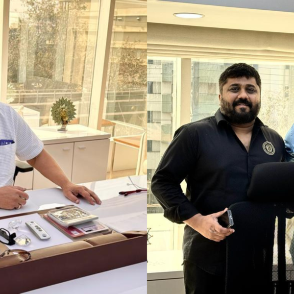 Suriya and Sivakumar Ayya visited Producer K. E. Gnanavel&hellip;