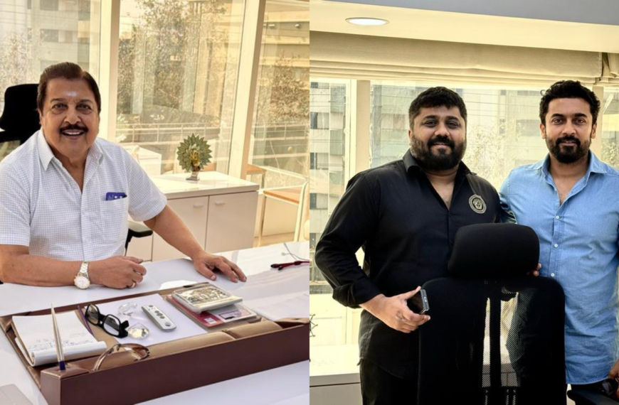 Suriya and Sivakumar Ayya visited Producer&hellip;