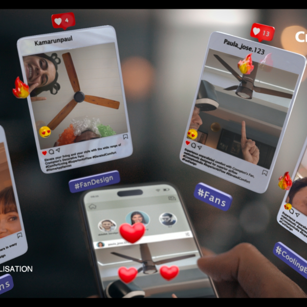 Crompton’s latest campaign, ‘Picture Perfect Fans’: Style Elevated