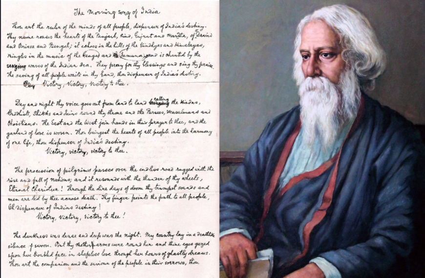 In Tagore’s Own Hand: English Translation of ‘Jana Gana Mana’ Surfaces