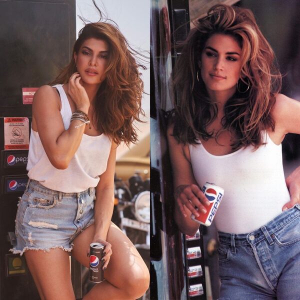 Flashback Friday: Jacqueline Fernandez Recreated Cindy Crawford ‘92 Ad!