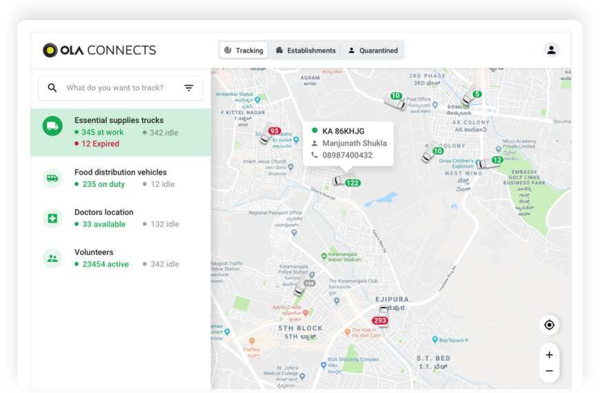 Ola Cabs exits Google Maps, introduces&hellip;