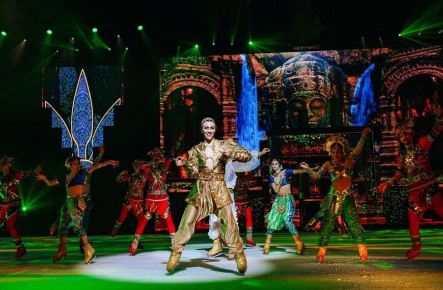 India Debuts Scheherazade Ice Show: Olympic Skaters Bring Arabian Tales to…