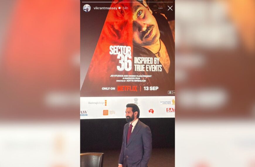 Vikrant Massey Shines at Melbourne Festival with ‘Sector 36’