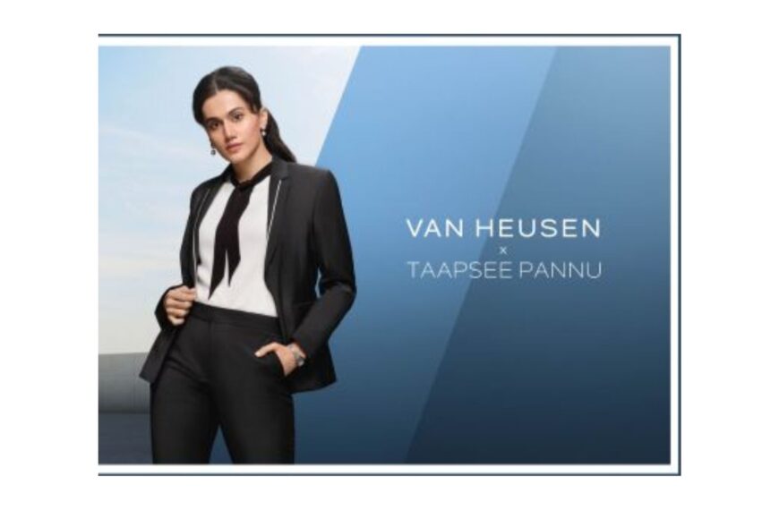 “Taapsee Pannu Joins Van Heusen as Brand Ambassador for ‘Lead Every…