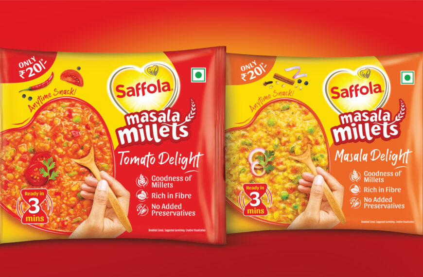 Saffola Masala Millets: Nutritious, Flavorful, and Convenient New Range