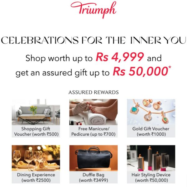 Triumph International Unveils Exclusive Rewards for Durga Pujo