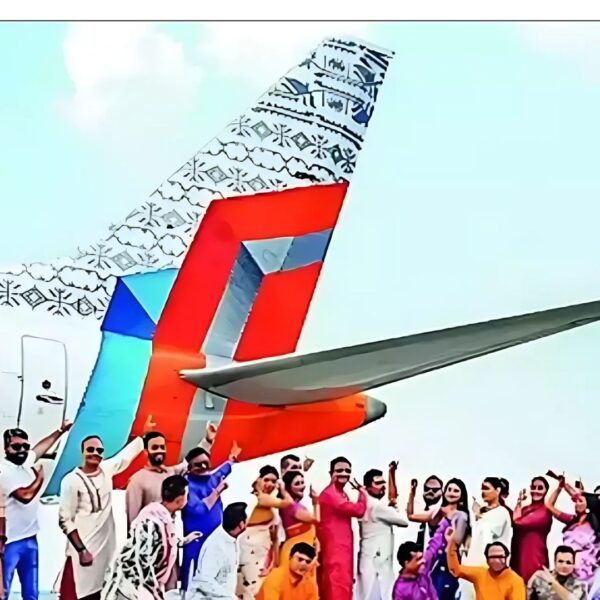 “Air India Express Showcases Bengal’s Jamdani and Kantha Art&hellip;