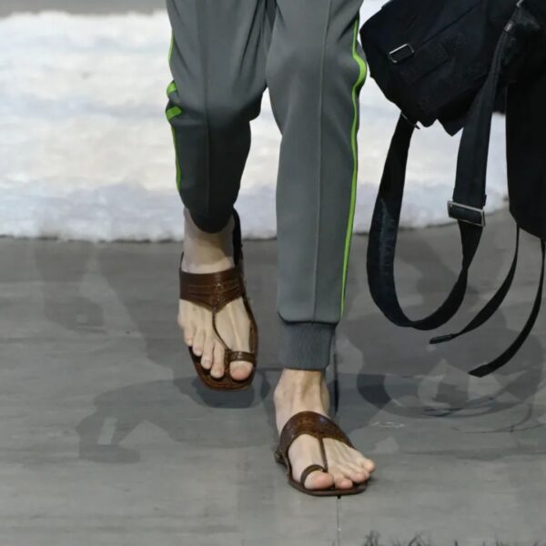 Prada kolhapuri chappal