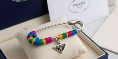 Prada safety pin