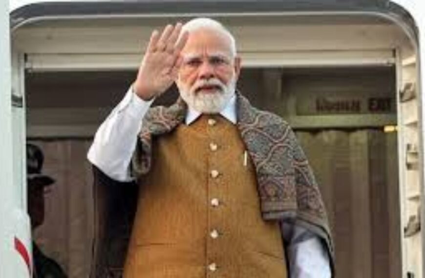 PM Modi arrives in Raipur to attend 60th All India DGP–IGP…