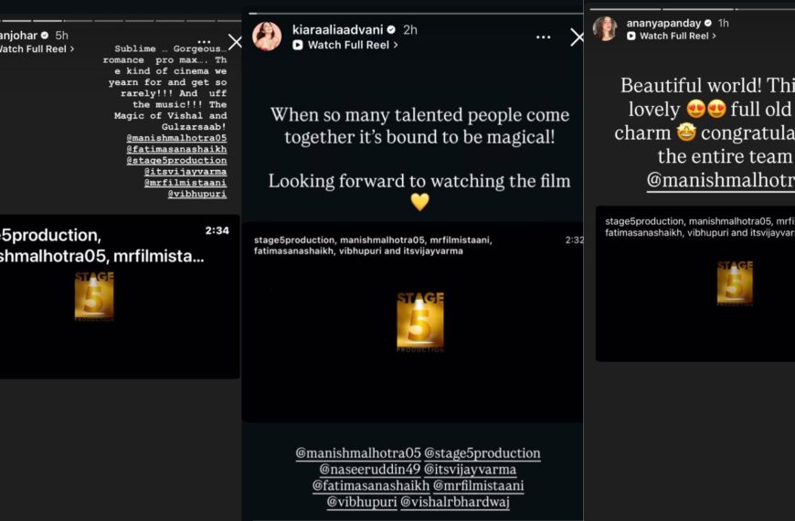 Bollywood Celebrities Fall in Love with Manish Malhotra’s Gustaakh Ishq Trailer