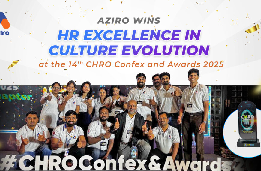 Aziro Wins HR Excellence in Culture Evolution at the 14th CHRO…