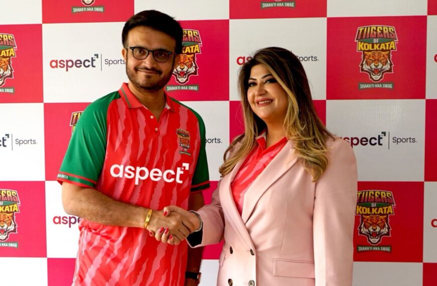 Aksha Kamboj Owned Tiigers of Kolkata Welcome Cricket Legend Sourav Ganguly