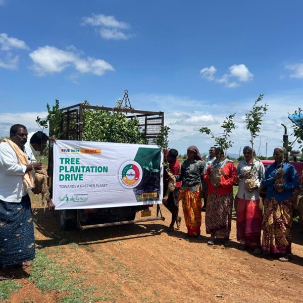 Blue Dart Reaches 1M Trees Planted Milestone in India