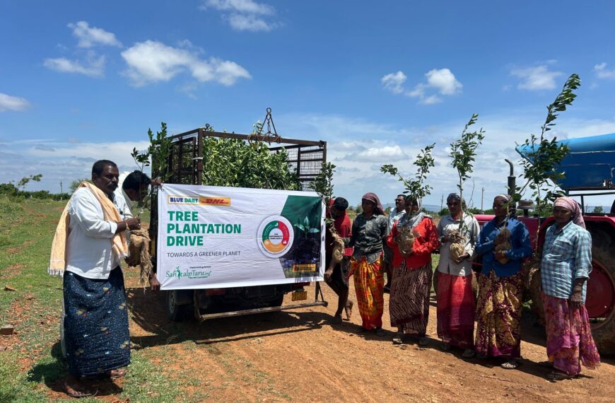 Blue Dart Reaches 1M Trees Planted Milestone in India