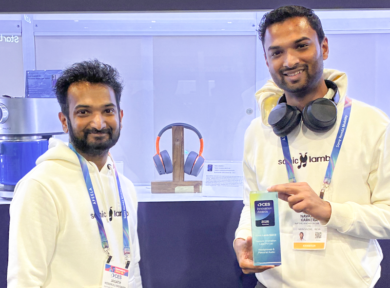 Sonic Lamb Wins CES® 2026 Innovation Award for Headphones