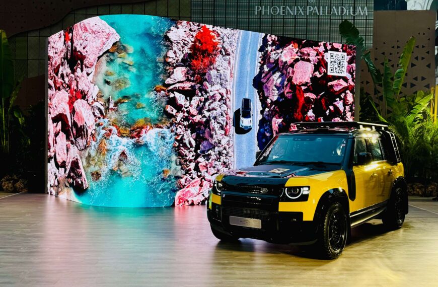 Defender pioneers India’s first luxury anamorphic auto show