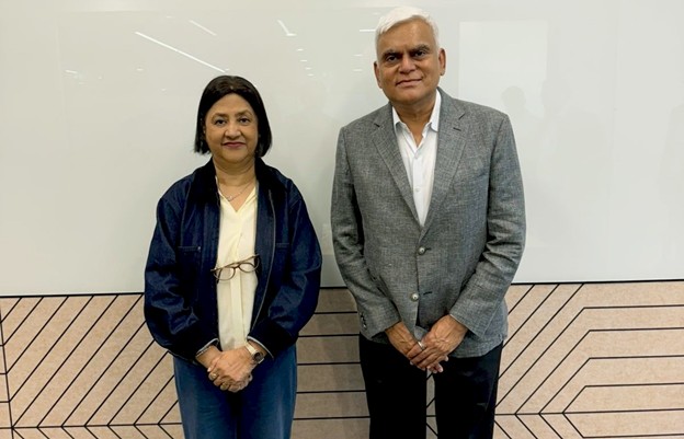 In Picture Ms Arundhati Bhattacharya CEO  President Salesforce South Asia  Mr Kishor Patil MD  CEO KPIT Technologies in Mumbai India Feb 03 2026