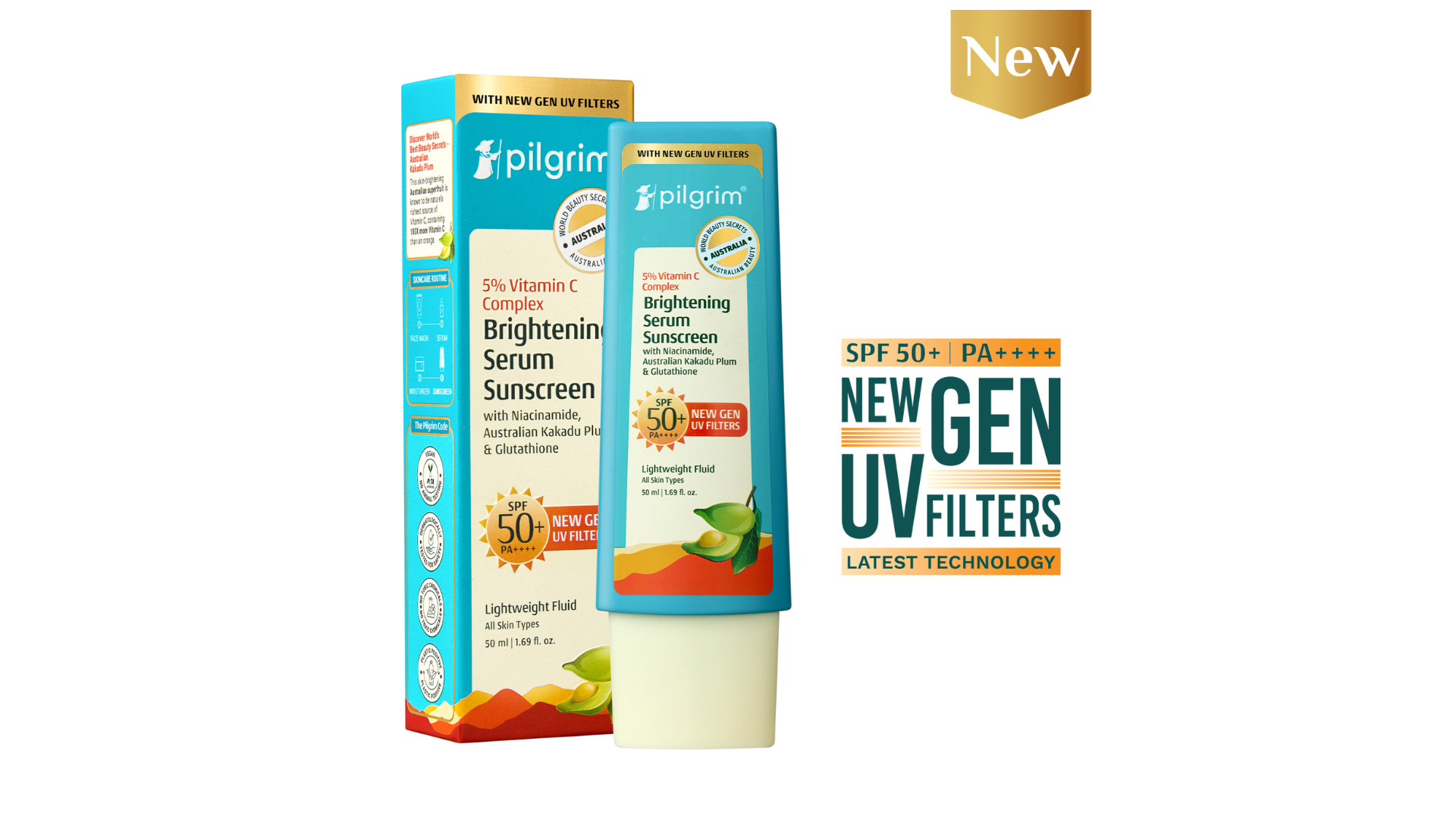 Pilgrim launches India’s 1st  Vitamin C Serum Sunscreen SPF50 PA++++ 