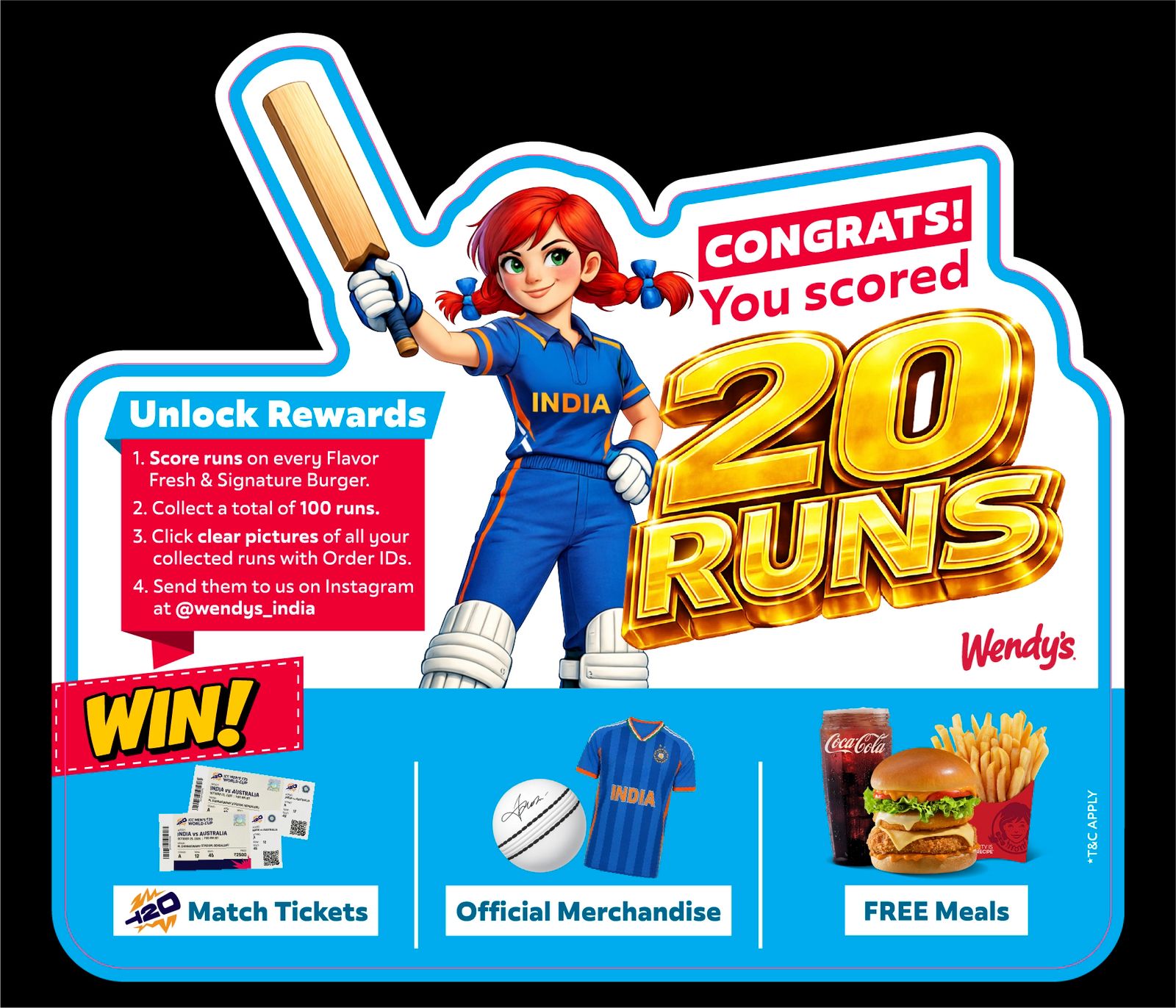 Wendy’s India Partners with Coca-Cola for T20 World&hellip;