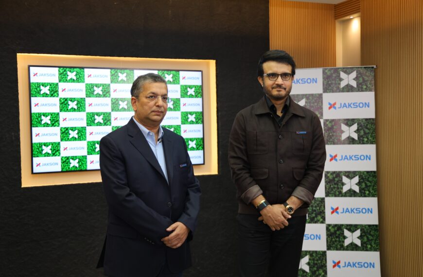 JAKSON Group Partners with Sourav Ganguly to Champion a Sustainable Future