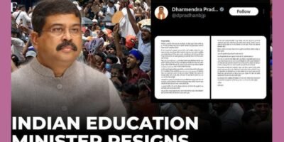 the resignation of Shri Dharmendra Pradhan