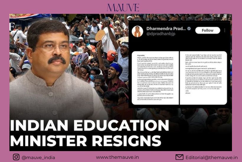 the resignation of Shri Dharmendra Pradhan