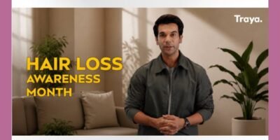 Rajkummar Rao Traya hair loss campaign