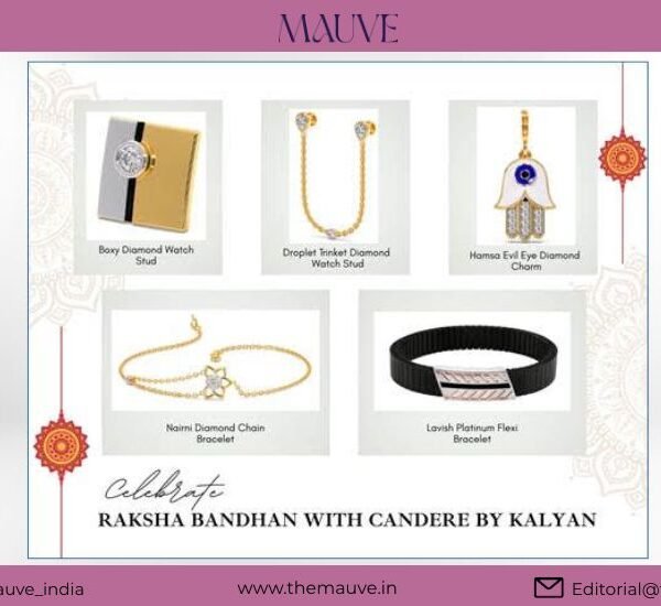 Looking for Raksha Bandhan gifts? Explore five stylish jewellery keepsakes from Candere by Kalyan, from diamond bracelets to contemporary men’s accessories.