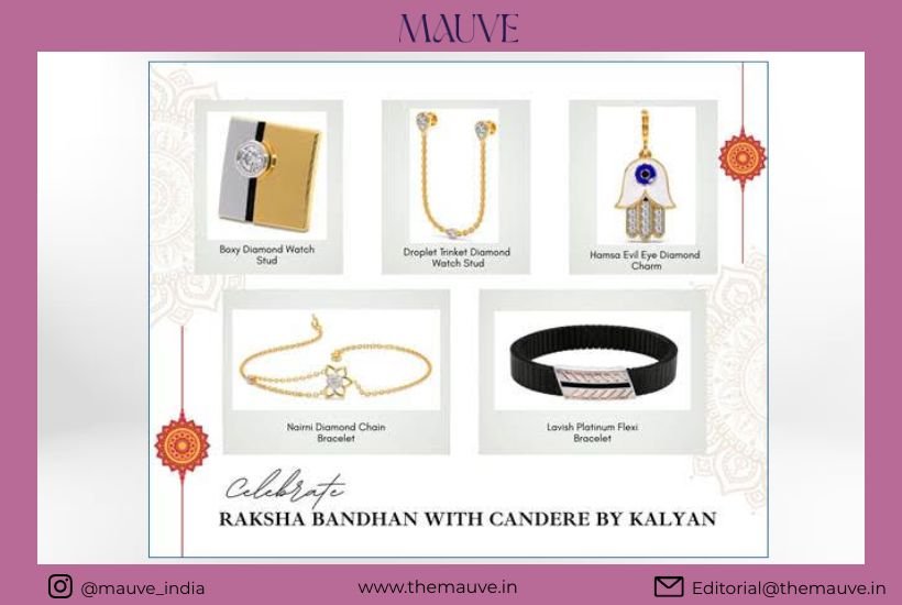 Looking for Raksha Bandhan gifts? Explore five stylish jewellery keepsakes from Candere by Kalyan, from diamond bracelets to contemporary men’s accessories.