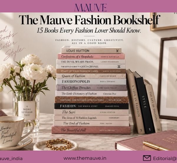 The Mauve Fashion Bookshelf