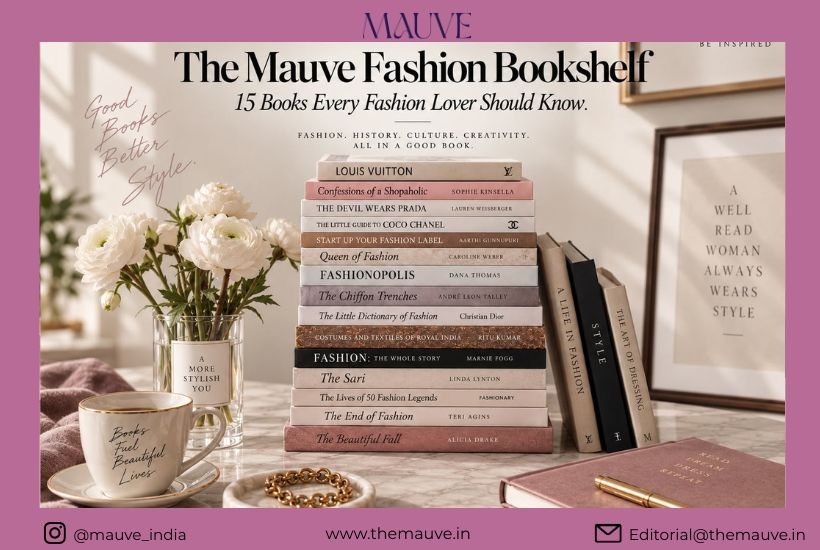 The Mauve Fashion Bookshelf